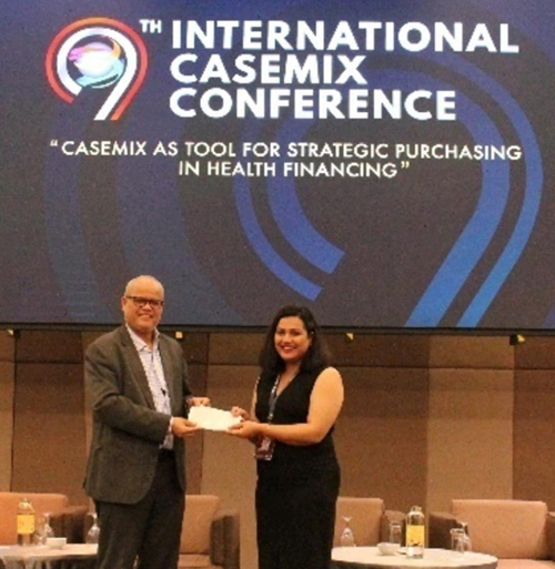 PGIMER Researcher Secures Top Award at 9th International Case-mix Conference 2024